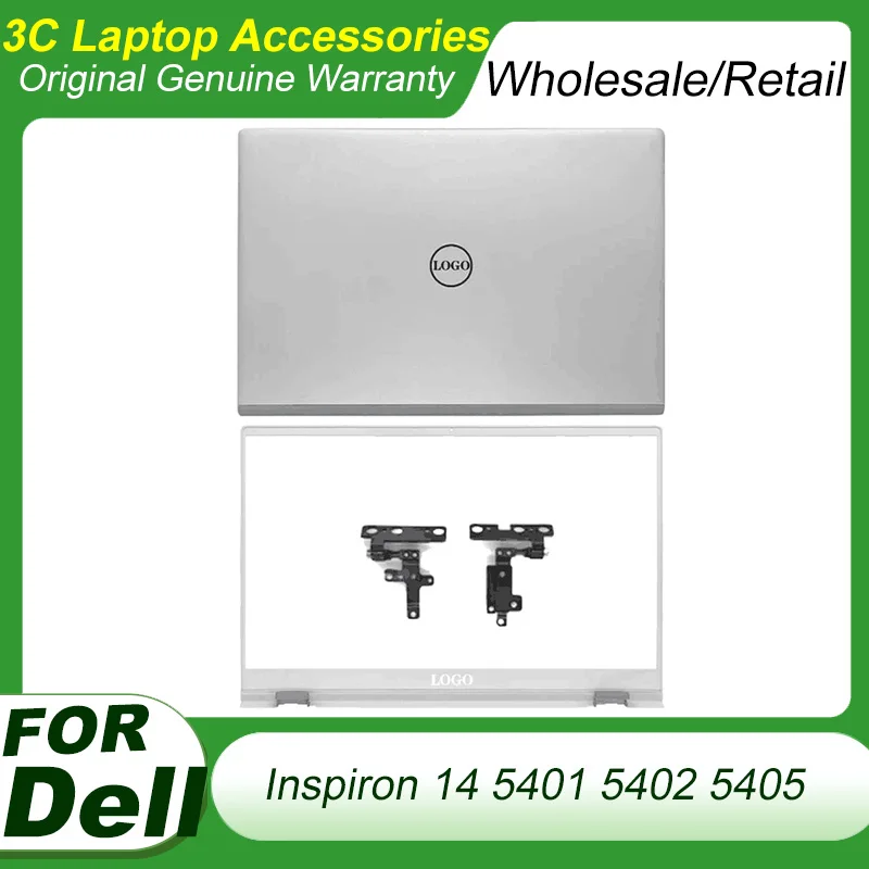 

Original New for Dell Inspiron 14 5401 5402 5405 P130G P130G002 Laptop LCD Back Cover Rear Lid Front Bezel Frame Hinges 0WK1KG