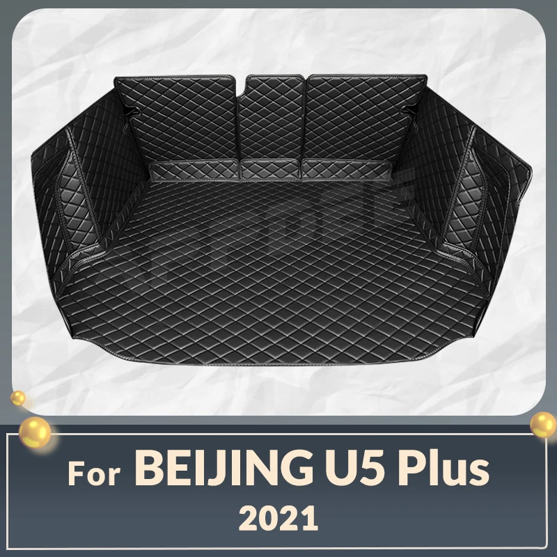 

Auto Full Coverage Trunk Mat For BEIJING-U5 PLUS 2021 Car Boot Cover Pad Cargo Liner Interior Protector Accessories