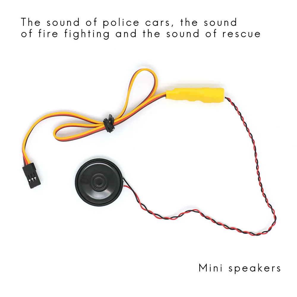 YSUN-RC Car Horn Sound Simulator Speakers Sound Group For 1/10 1/8 RC Car Axial SCX10 Traxxas TRX4 D90 YIKONG Upgrade Parts