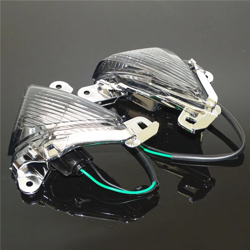 waase For Kawasaki Ninja ZX6R ZX636 ZX-6R ZX-636 2005 2006 2007 2008-2012 E-Mark Front Turn Signals Cover Blinker Indicator Lens