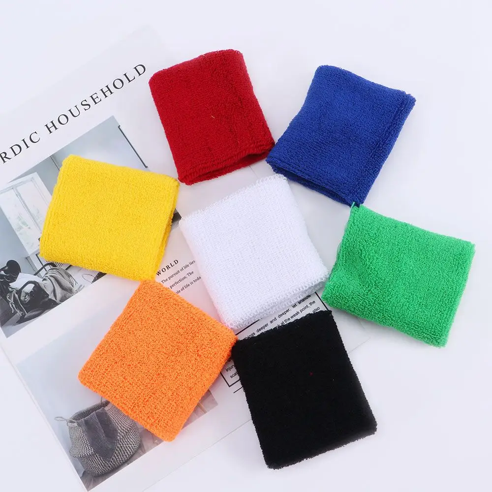 Cotton Colorful Running Hand Guards Sport Brace Basketball Wristband Wrist Protector Sweatband Wrist Support