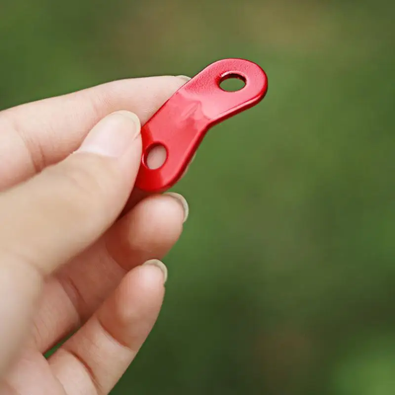 10 Stück Camping-Zeltseilhalter Zeltwindschnur-Schnalle Zeltzubehör Seilspanner-Stopper-Schnalle ﻿ Seilspanner〔CC33〕 – Detail 7