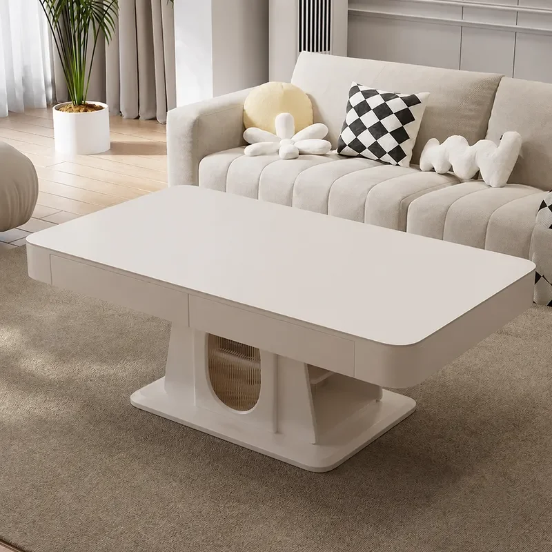 Modern Simple Coffee Table Lift Top Dining Table Dual Use Multifunctional Living Room Furniture Light Luxury Home Decor