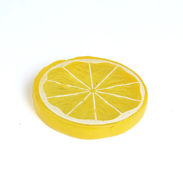 Simulated Lemon Slices Fake Fruit Ornaments Artificial Plastic Lemon Slices Model  Photography Decoration Food Props 2023