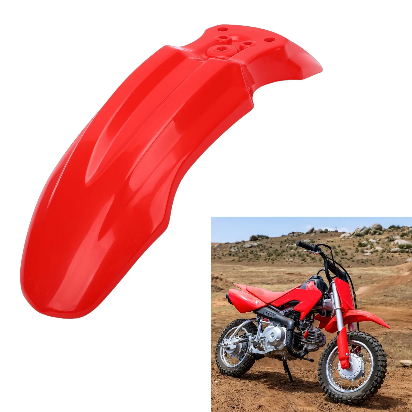 Motorcycle Front Wheel Mudguard Mud Water Splash Protection Replacement For Tuttio Soleil01 Style 125ml Pit PRO Trail Dirt Bike