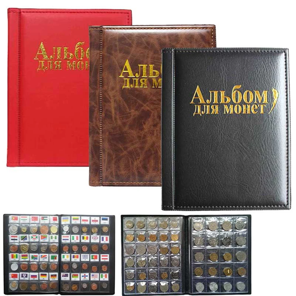 

Coin Collection Book Folders for Collectors Collecting Books Bookshelf Binder Holder Supplies