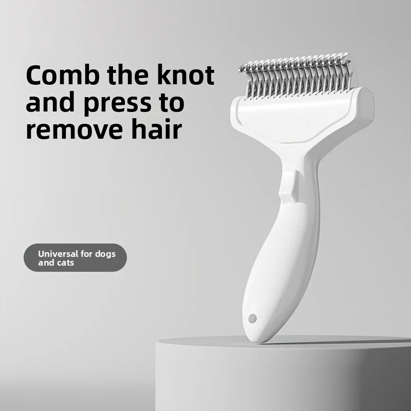 Stainless Steel Curved Deshedding Brush 3