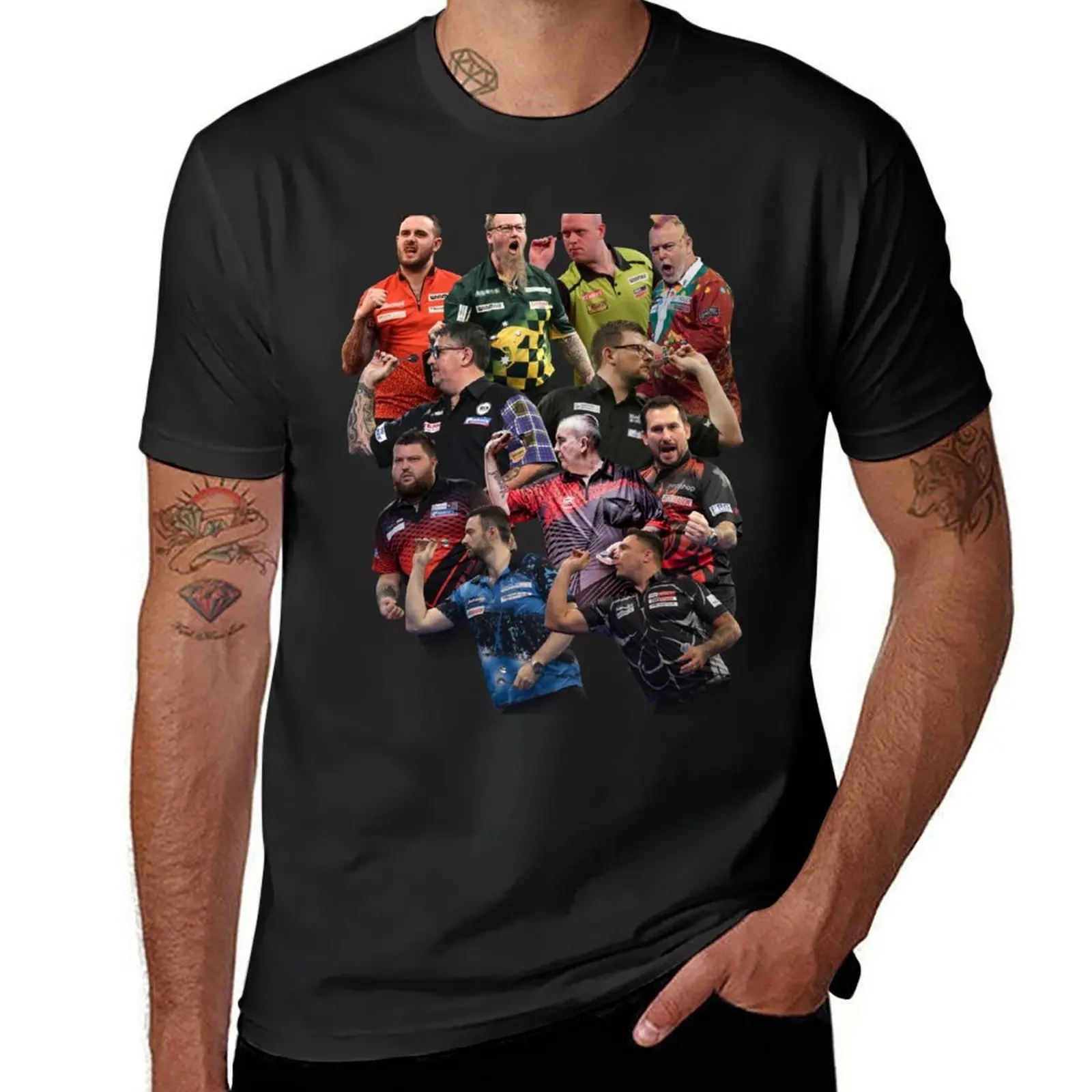

Darts jersey T-Shirt korean fashion anime clothes summer top sweat shirts, men