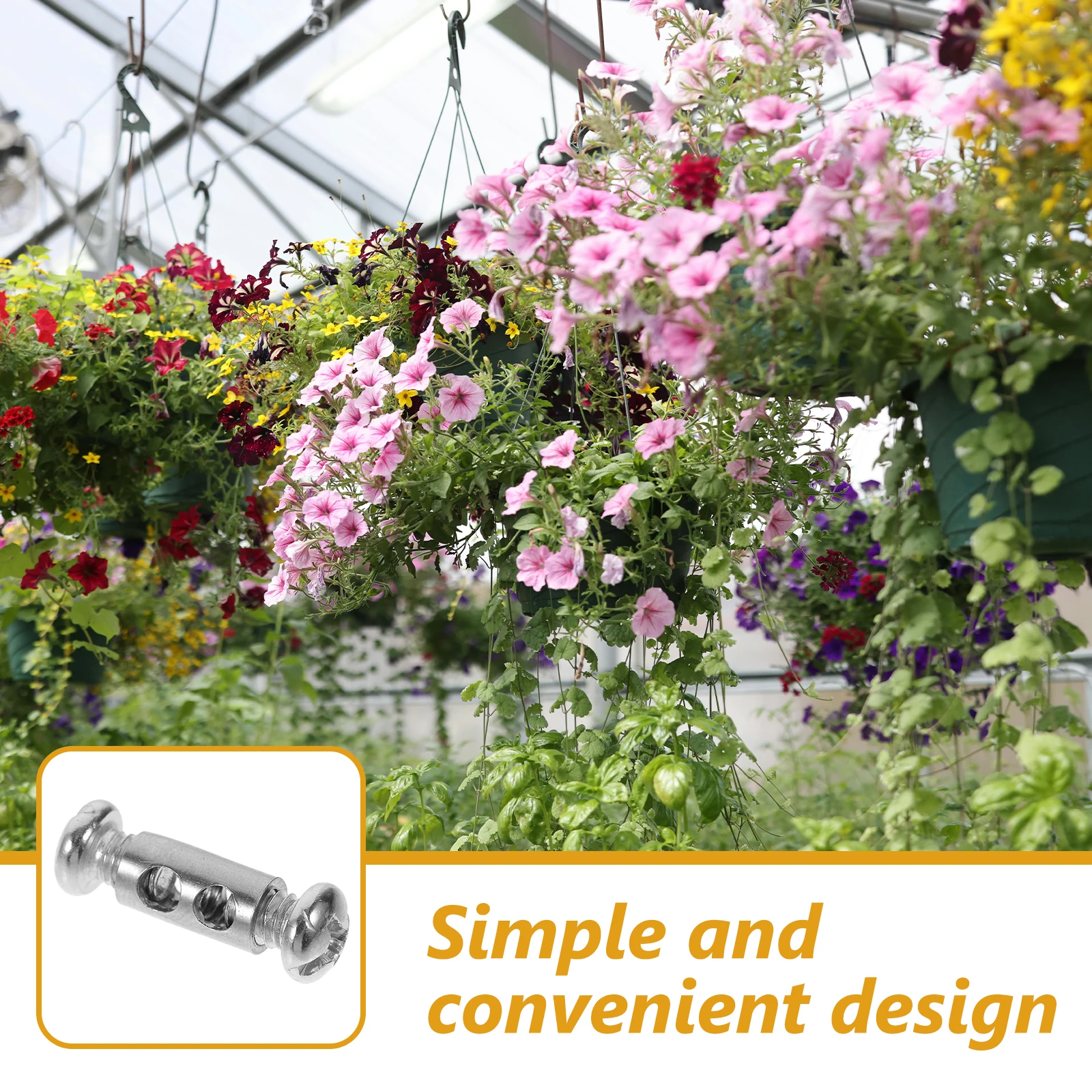 

10Pcs Cable Clamp Solid Wire Rope Clamp Fastener Durable Stainless Steel Wire Clip for Cable Management Lighting