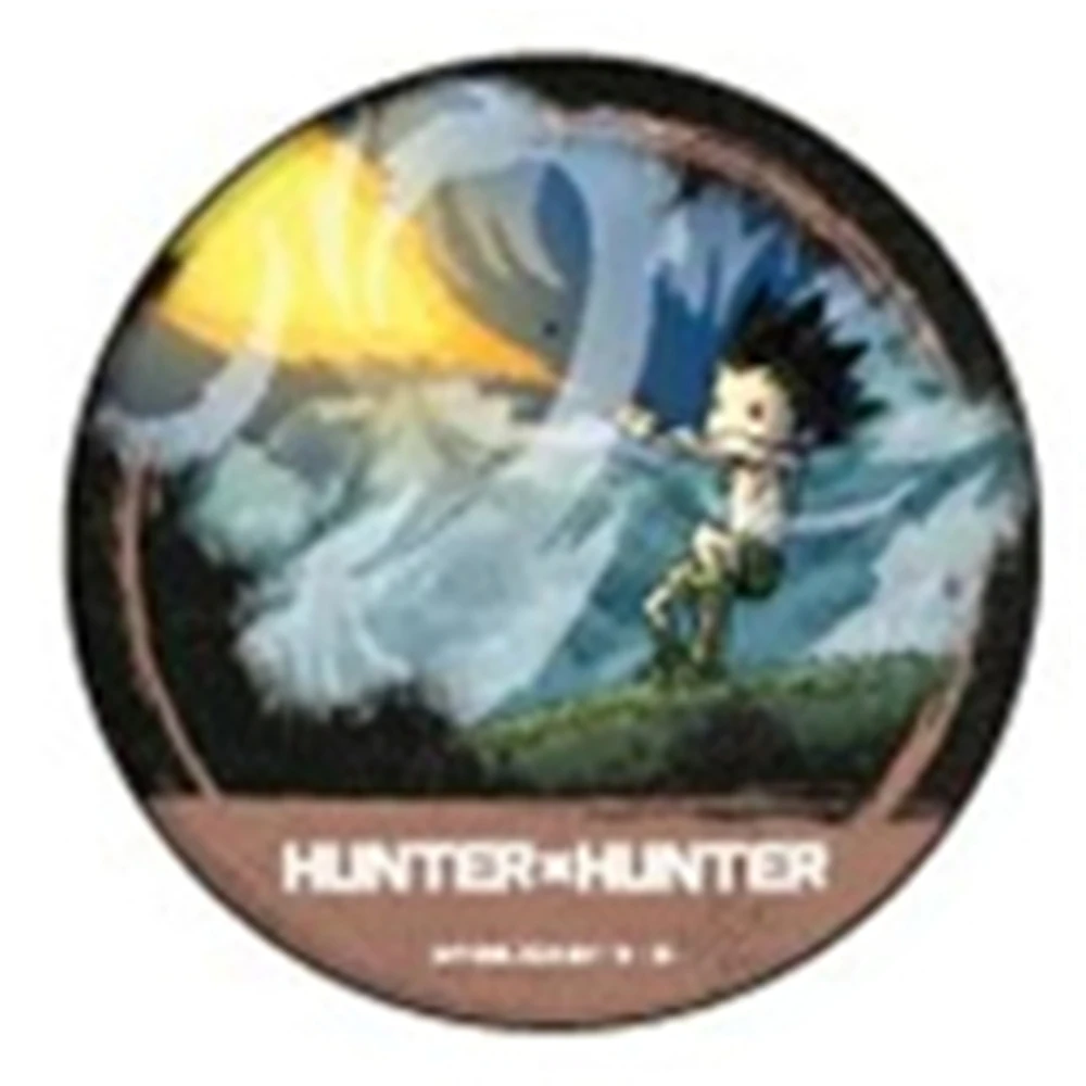 58mm Anime HUNTER×HUNTER Aruka Zorudikku Leorio PaladiKnight Hyskoa Morroh Cosplay COSTUME Badge Pin SPTE Tinplate Brooch﻿ Prop