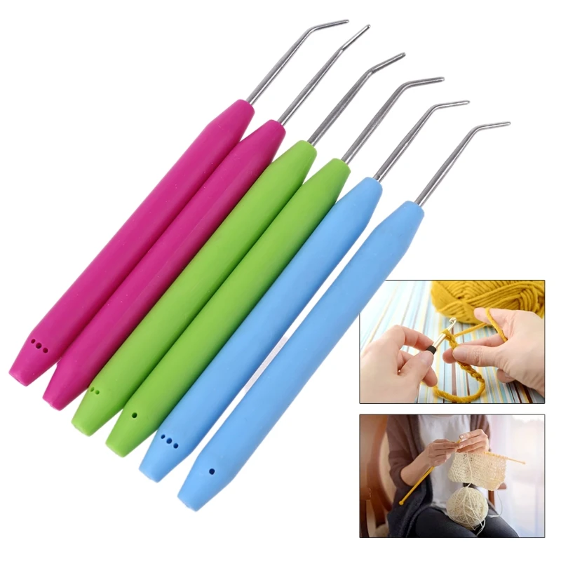 1 Set Yarn Knitting Aluminum Stitch Holders Safety Pins Stitch Counter Locking Marker Large Eye Needles Hooks KXRE