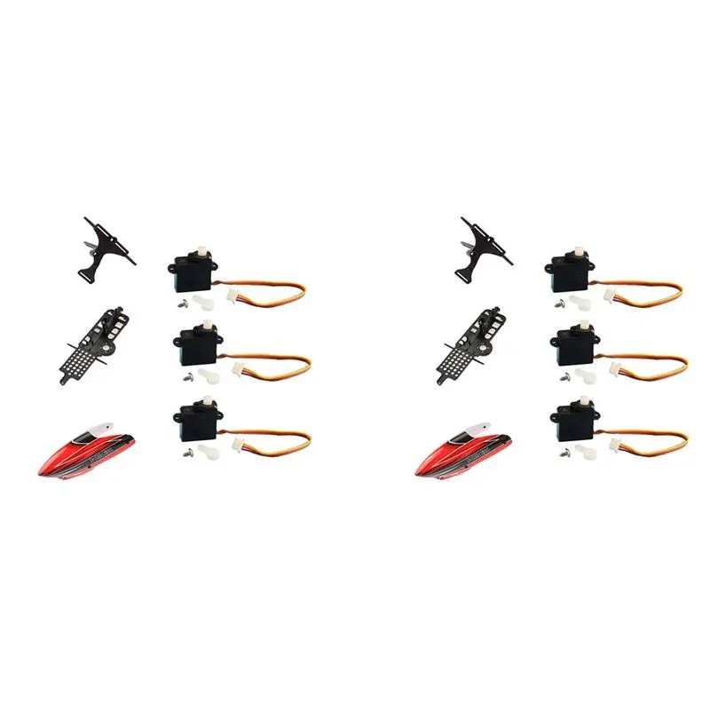 

WOTT-2 Set XK K110 Upgrade K110S Canopy Servo Main Frame And Servo Plate For Wltoys XK K110 K110S RC Helicopter Upgrade Parts