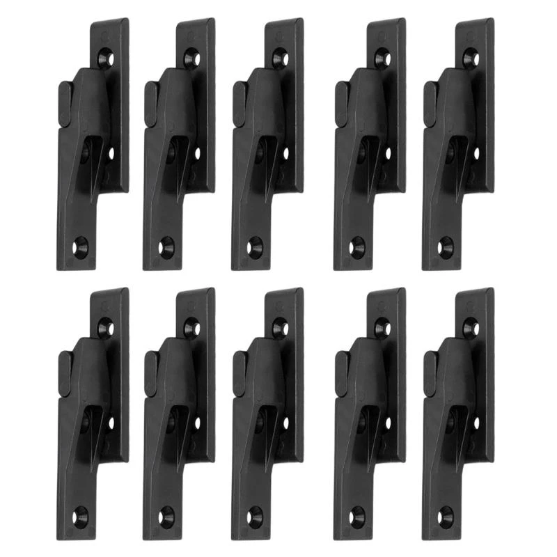 

652F 10Pcs Press Fit Panel Clip Hook On Push in Plinth Fasteners Furniture Board Connector Surfaces Quick Mount Fasteners