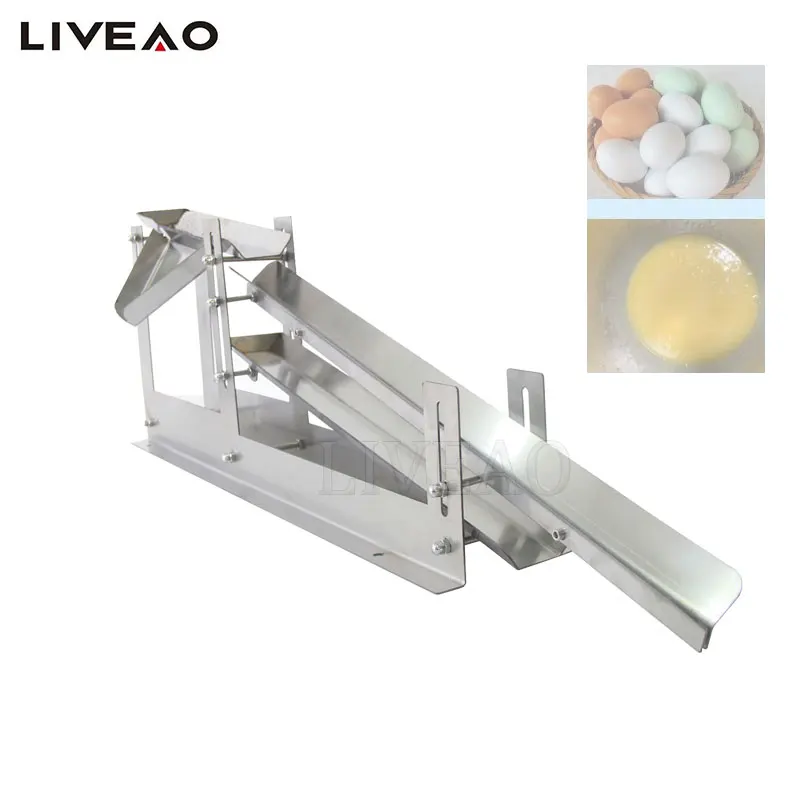 

Kitchen Manual Egg Yolk And White Separator Semi Auto Egg Breaker Slicer Machine For Egg Yolk