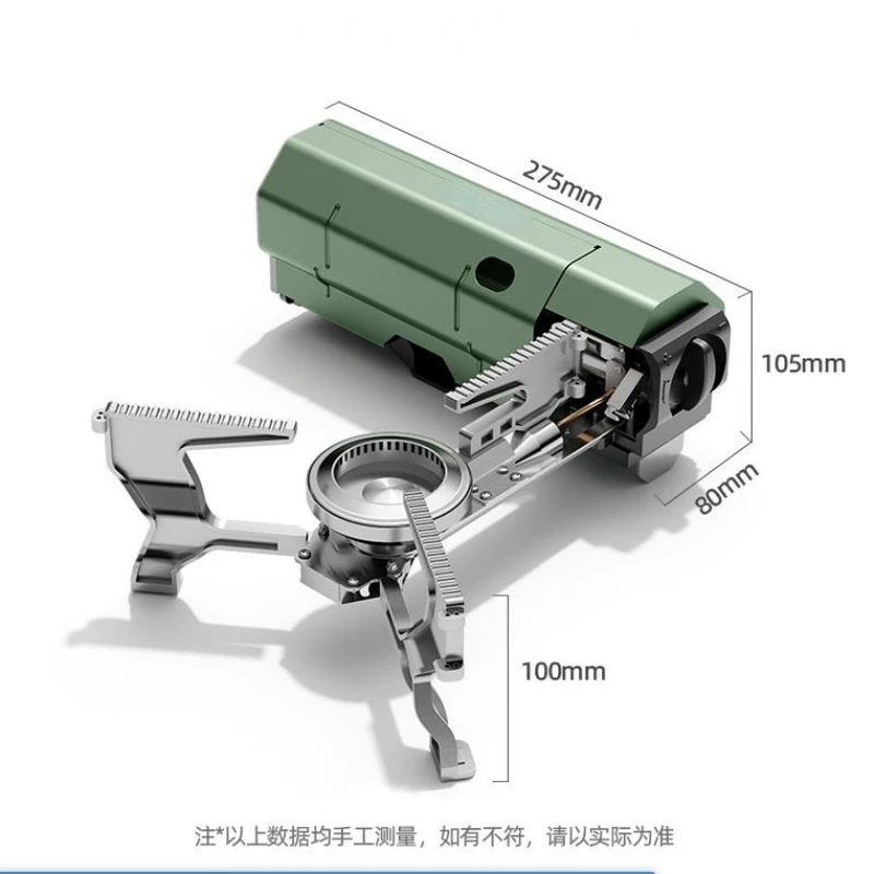 Outdoor Stove Portable Folding Camping Cooking Cassette Gas Stove and Tea Stove That Uses Gas To Boil Water and Brew Tea