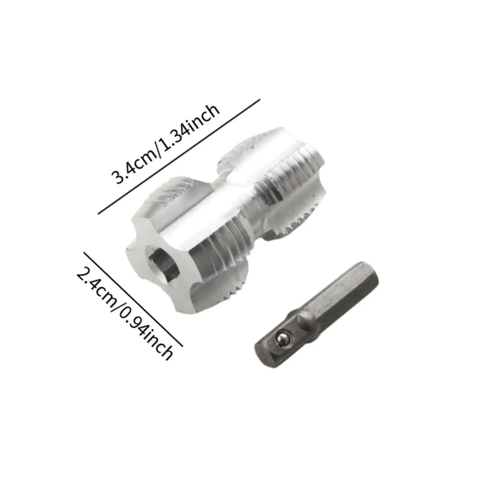 PVC Water Pipe Threader Easy to Use Threading Machine Multifunctional Opener Plumbing Tools for Garage Household Electric Drill