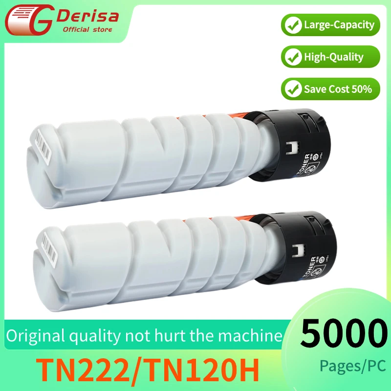 Compatible for Konica Minolta TN222 TN225 TN120H Toner Cartridge for Bizhub 216 236 266 306 205i 306i 206i 226i 246i 7223 7228