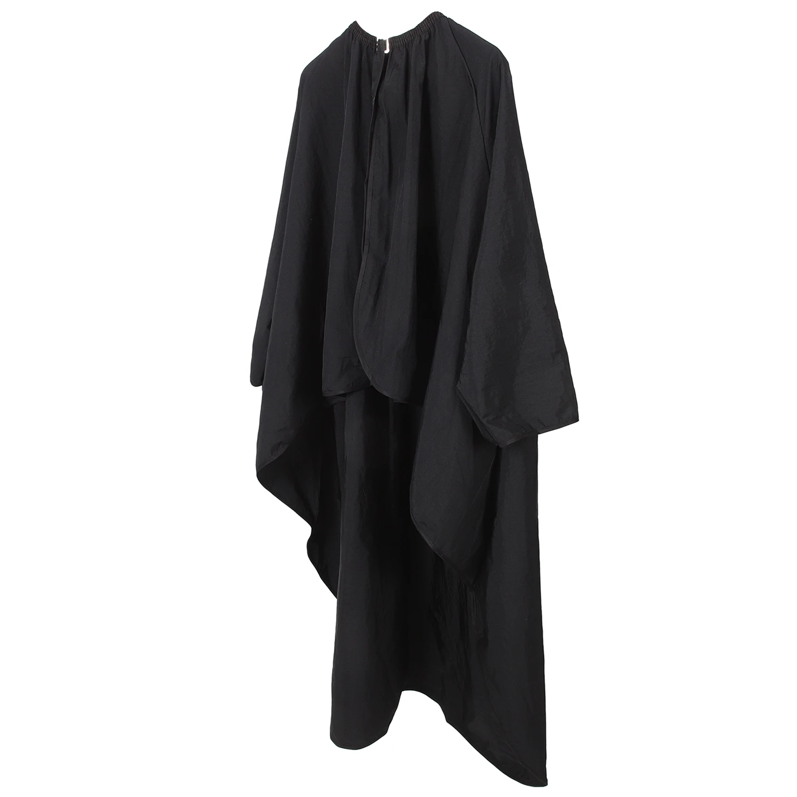 

Hair Cutting Long Sleeve Barber Apron Black Anti Static Non Sticky Salon Haircut Barber Haircut Cape Cape for Men Women
