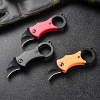 2024 New Outdoor Folding Knife EDC Key Fox Claw  Box Cutter Necklace Knife Camping Portable Self-defense Pocket Knife