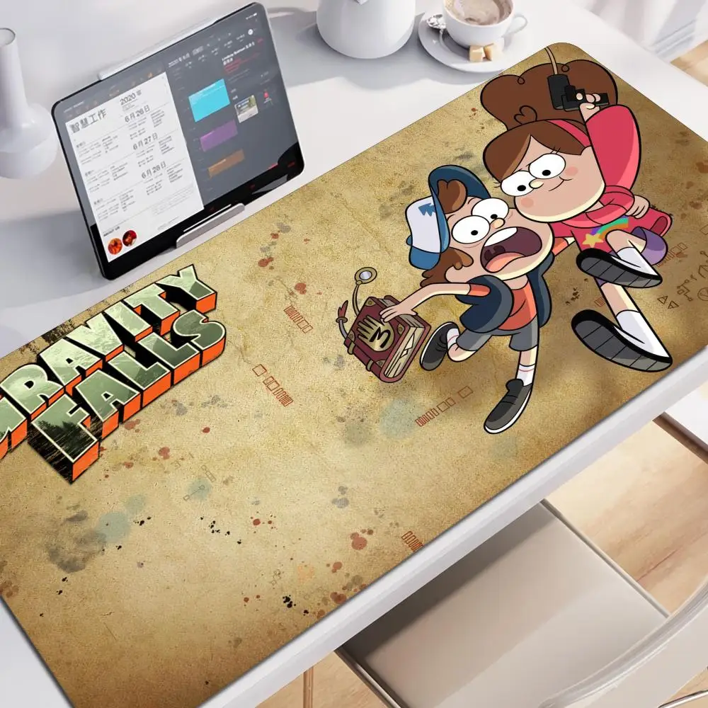 

G-Gravity Fall Mouse Pad 90x40CM Non-slip Gaming Mousepad Gamer E-Sports Mouse Mat Game Mechanical Keyboard XXL Desk Mat