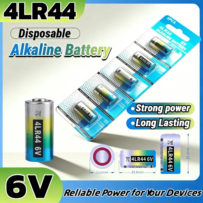 

4LR44 6V Alkaline Battery 476A L1325 2CR1-3N CR28L 1406LC 2CR11108 for Car Remotes Dog Training Collars