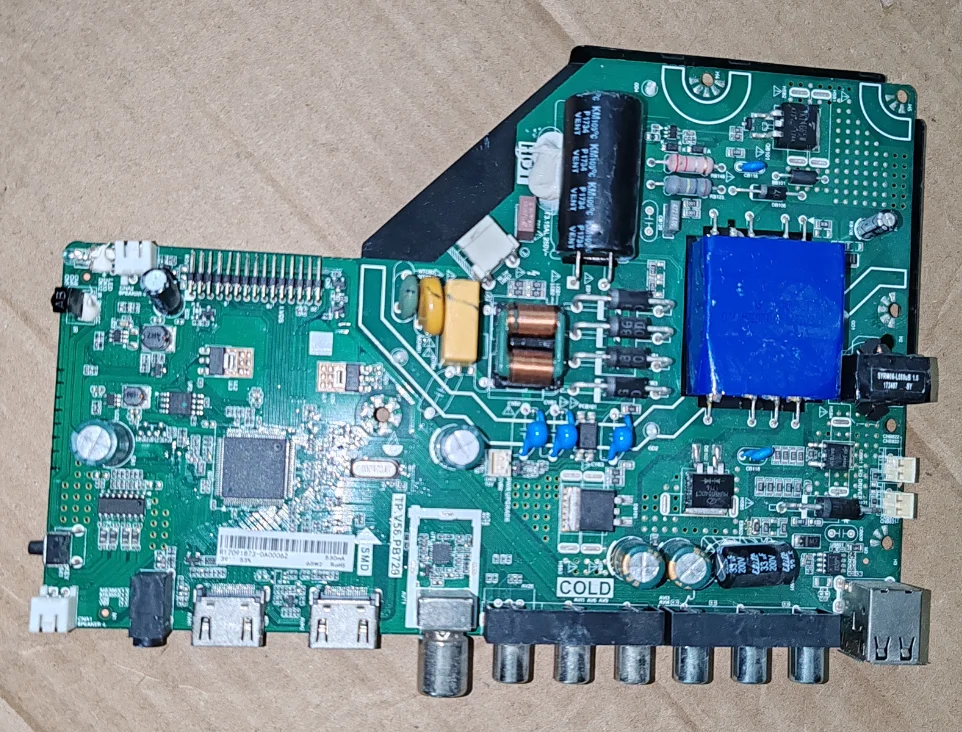 

TP.V56.PB729 Three in one TV motherboard physical photo tested for 64--94v 470ma