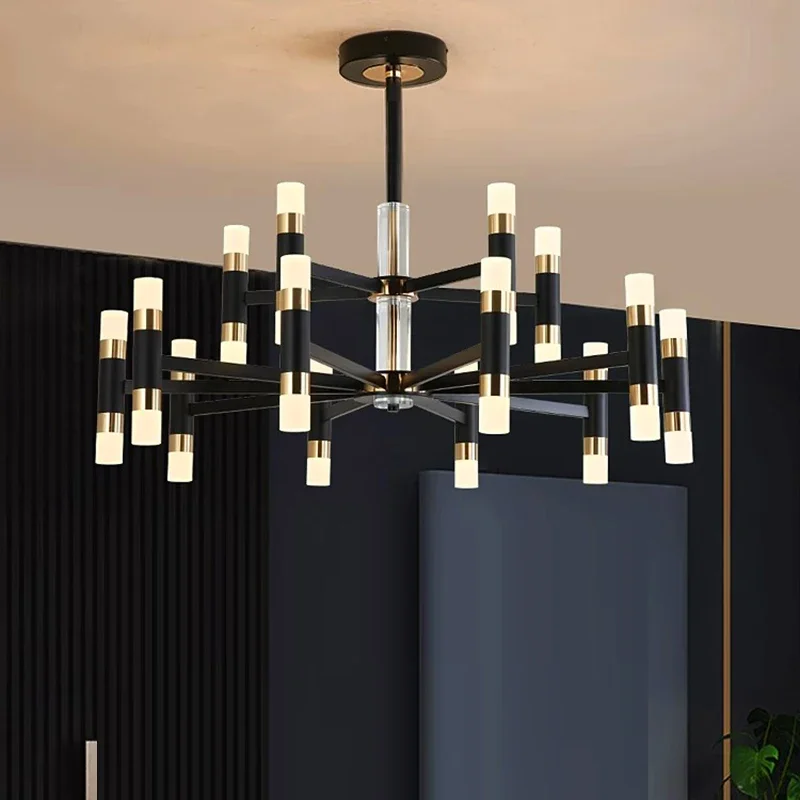 

Modern Candle Ceiling Chandelier for Living Room Kitchen Island Dining Room Pendant Lamp Interior Lighting Hanging Fixture