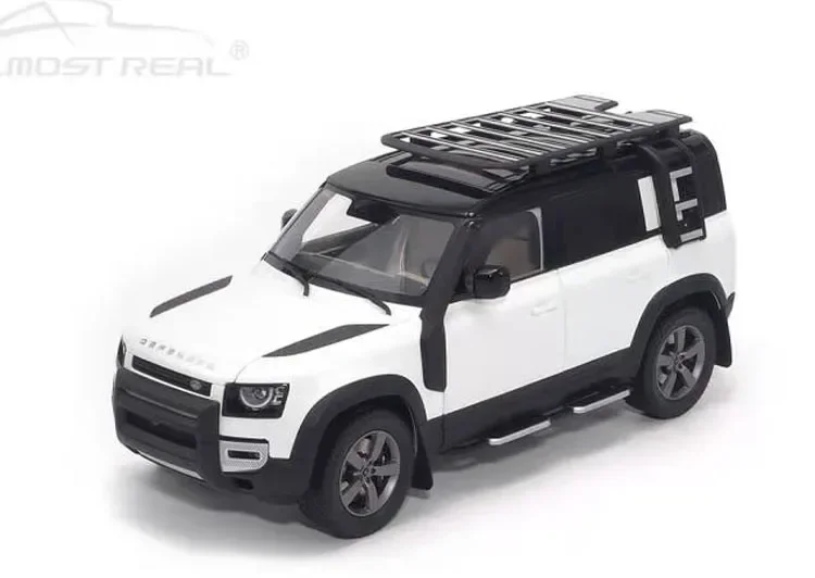 1/18 Almost Real For 2020 Land Rover Defender 110 90 Diecast CAR MODEL TOYS Boys Girls Collection White Metal,Plastic