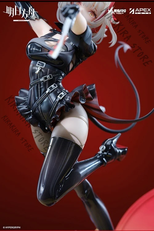 W Figurine 1/7 Garage Kit Arknights Cosplay Official Genuine Plaything Ornaments Model Kits Otaku Collector's Edition Masco