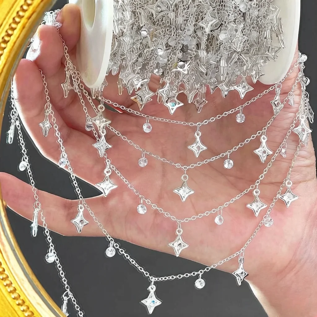 Catene in Rame Puro con Zircon - Pearl Trim Chain recensione e prezzo