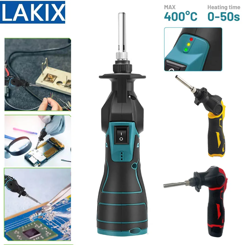 

30 Вт быстрый нагрев регулируемые электрические паяльники температура сплав припой оловянный паяльник электросварочный аппарат для Makita12V