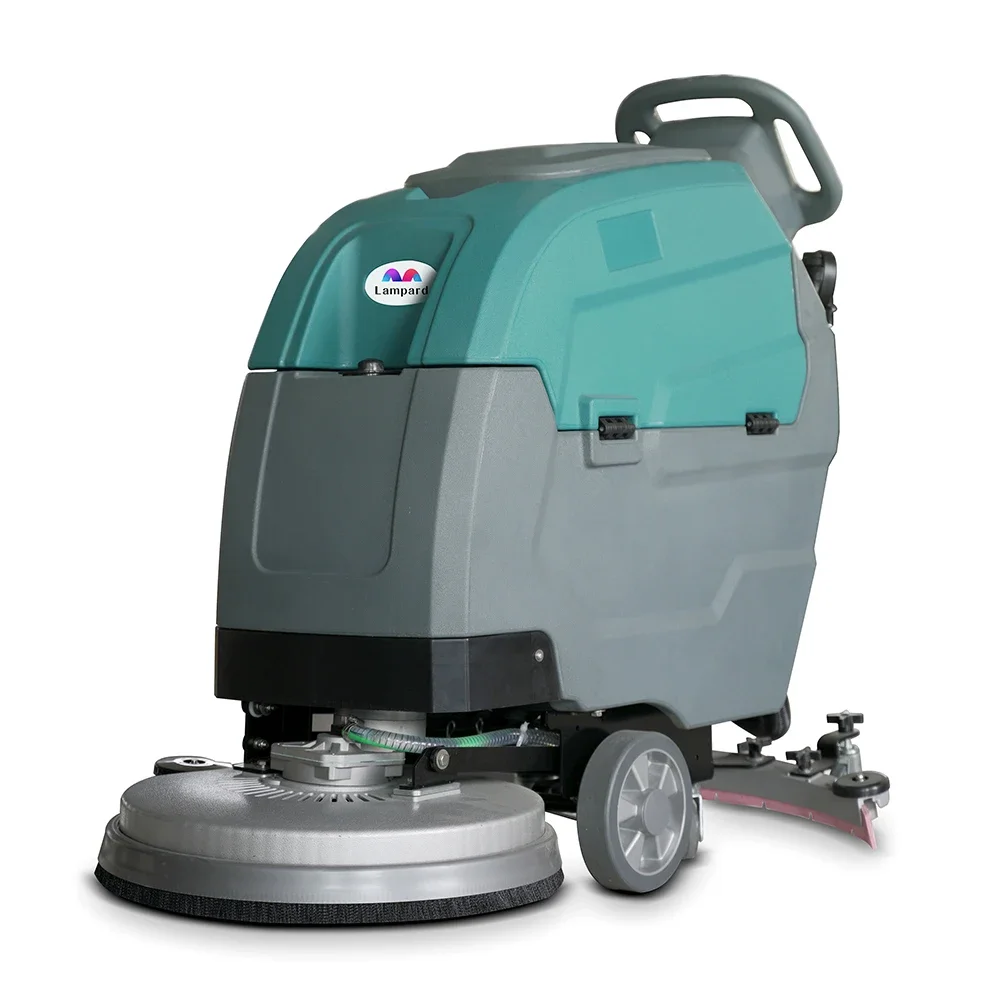 Battery Powered Walk Behind Commercial Floor Scrubber Dyer Washer Scrubbing Machine