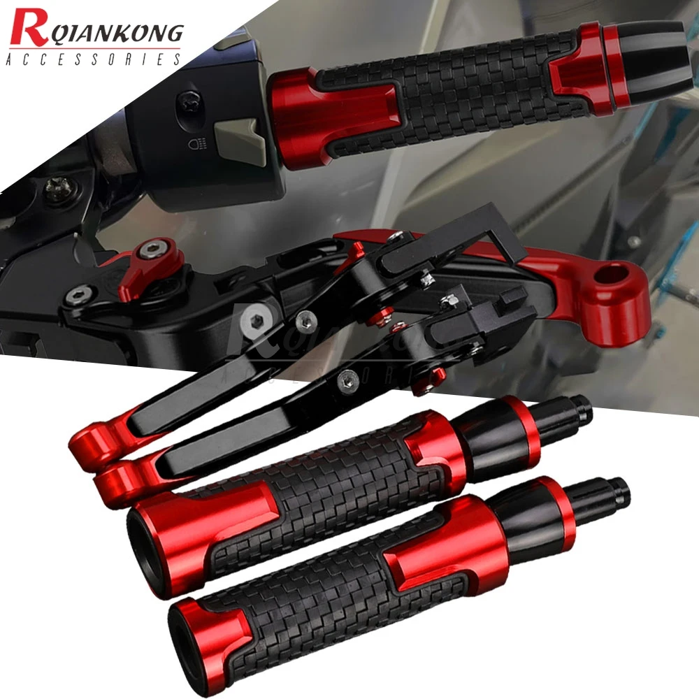 Motorcycle Adjustable Brake Clutch Levers For Ducati 950MULTISTRADA MTS950 Multistrada 950 2017 2018 Handlebar Grips Ends