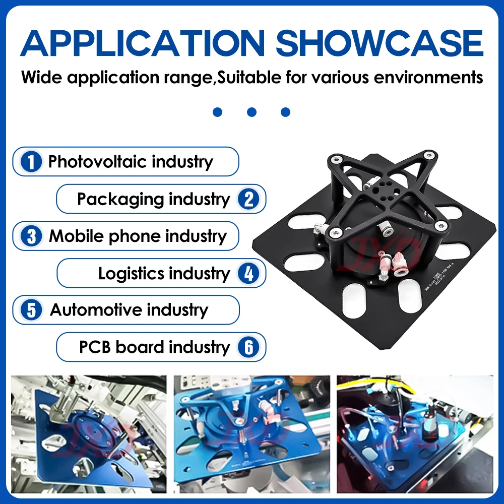 JXD Bernoulli BNL02-180Z5 Series, 5-Core Combined Non-Contact Suction Cup for Photovoltaic & Electronics Industries