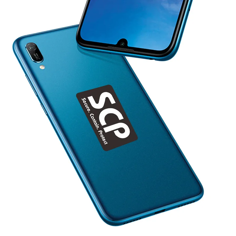 Scp-オートバイ,ヘルメット,スケートボード,荷物,コンピューター用のPVC粘着ステッカー5枚セット