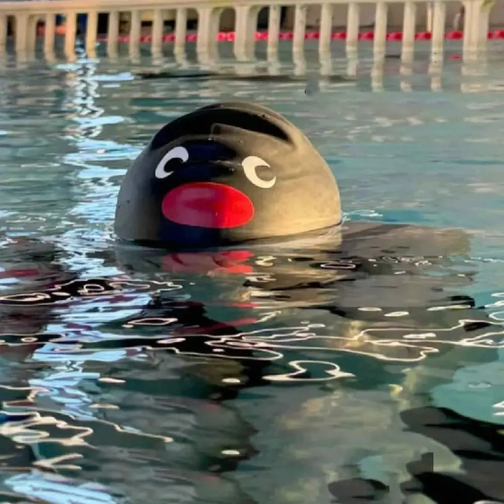 Nuevo gorro de natación elástico, gorro de natación de silicona resistente al agua, cómodo, profesional, protección para los oídos, gorro de natación seguro