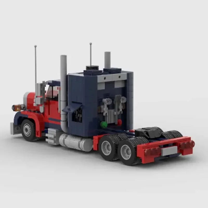 Campione di velocità Modello di auto Moc Mattoni da costruzione Tecnologia di camion di trasporto Blocchi modulari Regalo Giocattolo di Natale Set fai da te Assemblaggio