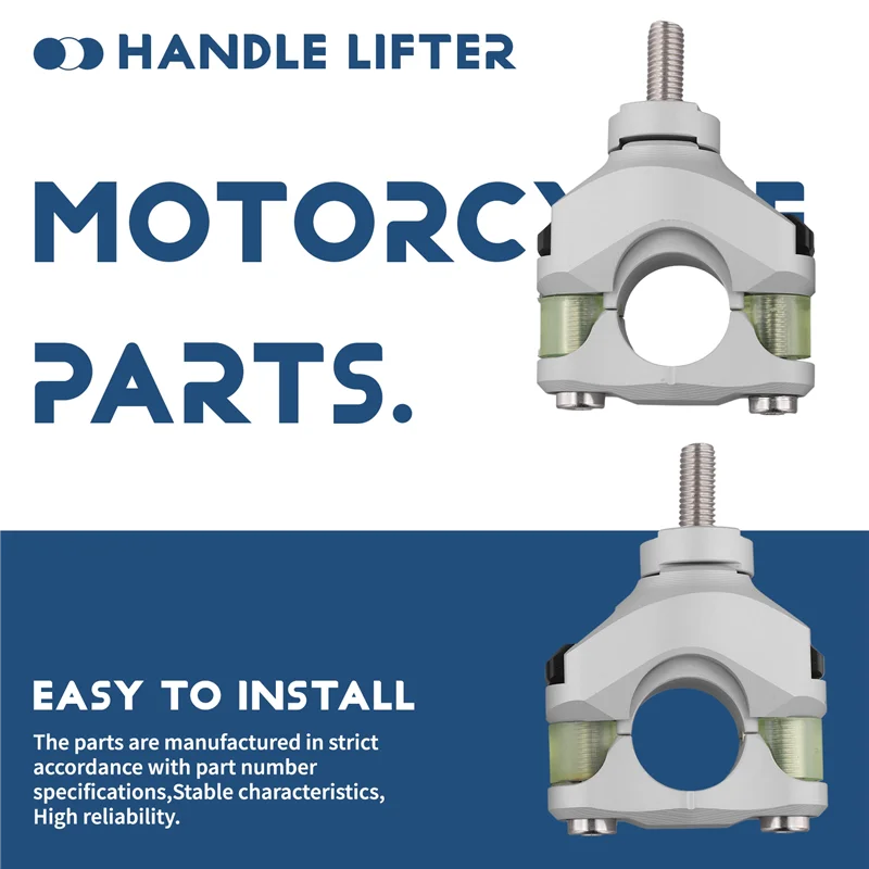 

A82M-Handle Height Adjustment Accessories Handlebar Riser For 1290 Super Adventure 790 890 ADV Motorcycle Handle Lifter Silver