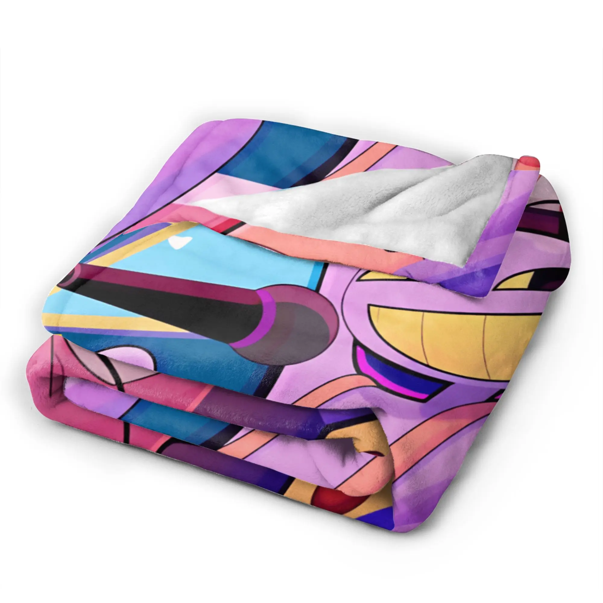 A-Amazing D-Digital C-Circus T-TADC Flannel Blankets Girls  Cozy Throw Blanket Autumn Living Room Bedspread Sofa Bed Cover