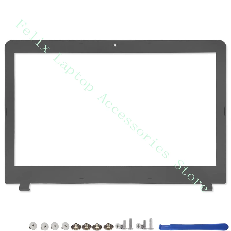 ل F5-573G F5-573 كمبيوتر محمول جديد LCD الغطاء الخلفي الحافة الأمامية مفصلات الشاشة الغطاء الخلفي الإطار الحافة الإسكان البلاستيك