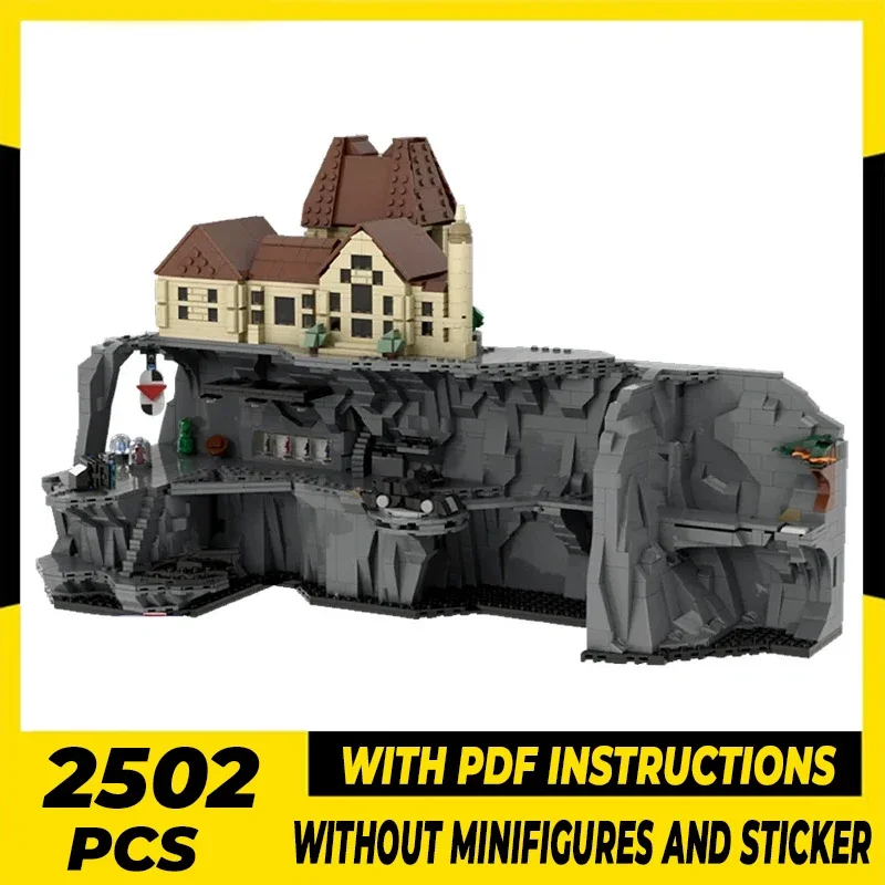 

Popular Bat Movies Model Moc Building Bricks Micro Batcave And Manor Technology Blocks Gifts Christmas Toys DIY Sets Assembly