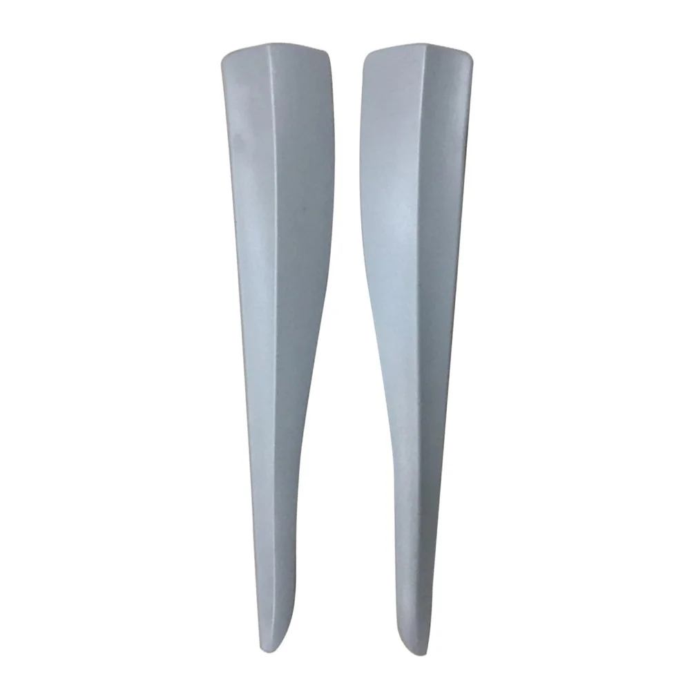 

2Pcs Car Bumper Protector Corner Guard Anti-Scratch Strips Special Coating Decoration Safety Driving Grey Bumper Guard