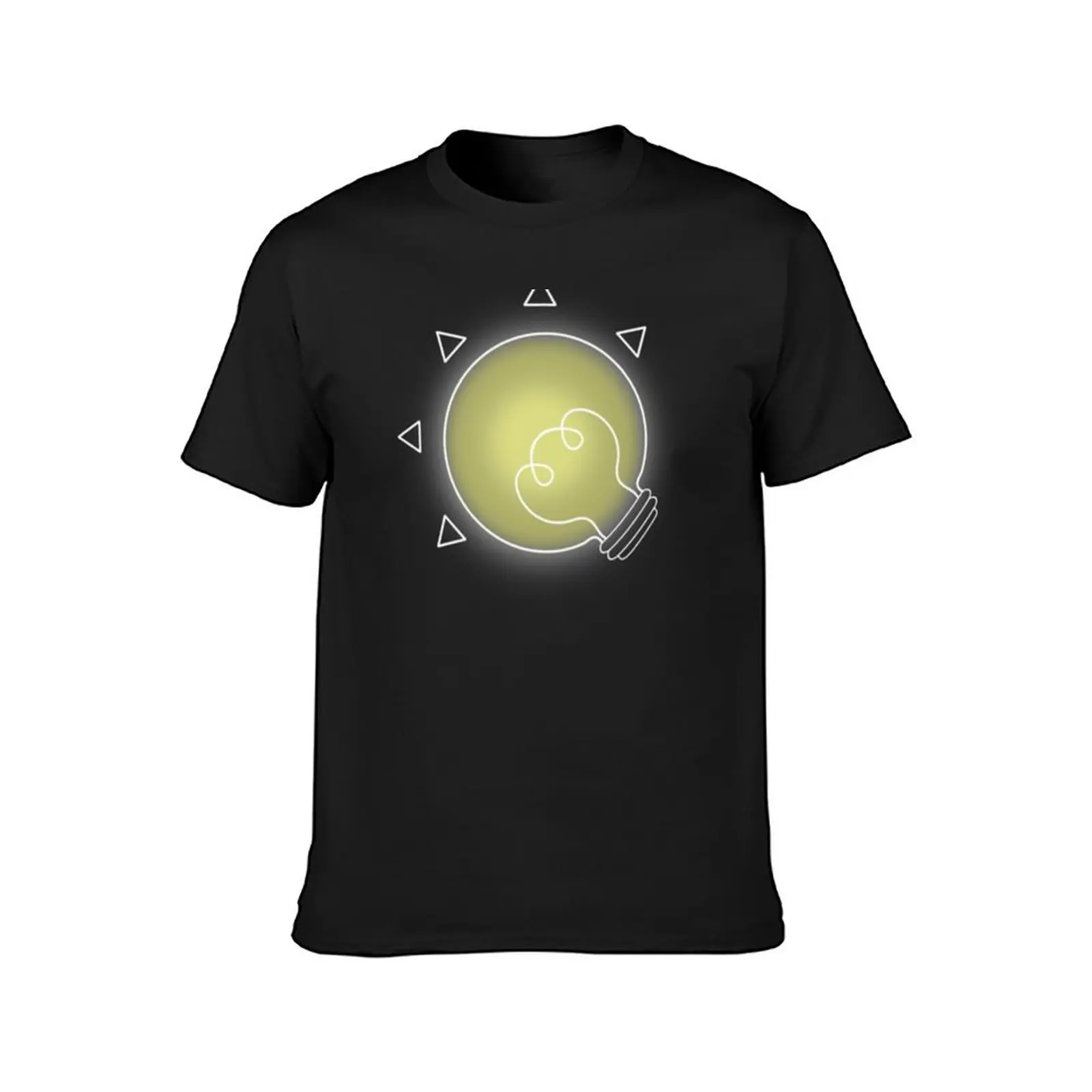 OneShot light bulb T-Shirt funnys blanks t shirt for men