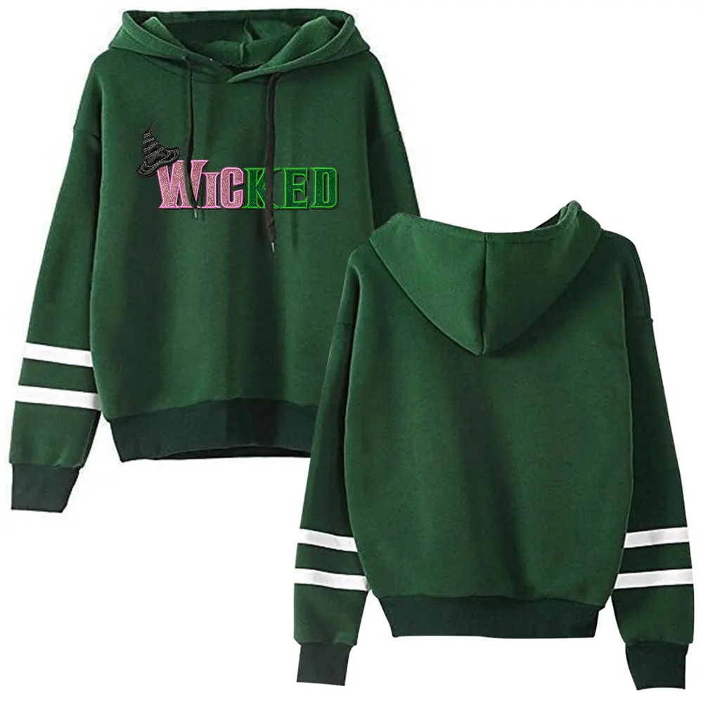 Wicked  hooded  Glinda & Elphaba  hooded Changed For Good  Wicked  hooded  Pocketless  sweatshirt men/women novelty  pullover