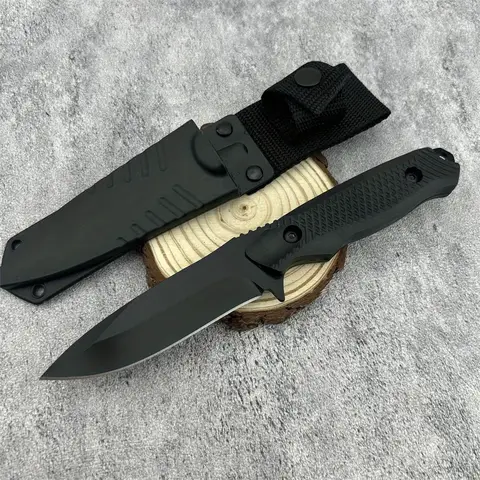 काला सील सीधा चाकू आउटडोर जीवन रक्षा उच्च गुणवत्ता वाले ABS प्लास्टिक हैंडल टिकाऊ फिसलन रोधी जंग रोधी उपयोग में आसान बहुउद्देश्यीय 6 best sales प्लास्टिक चाकू - №5