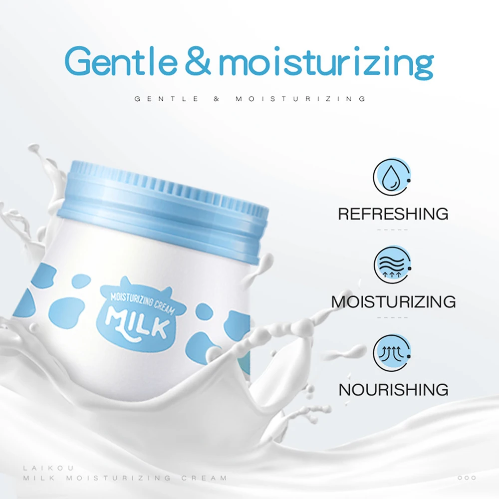 Milk Skin Face Cream Moisturizing Whiten Oil Control Brighten Nourish Firm Skin Anti Wrinkle Creams Beauty Aintenance Face Care