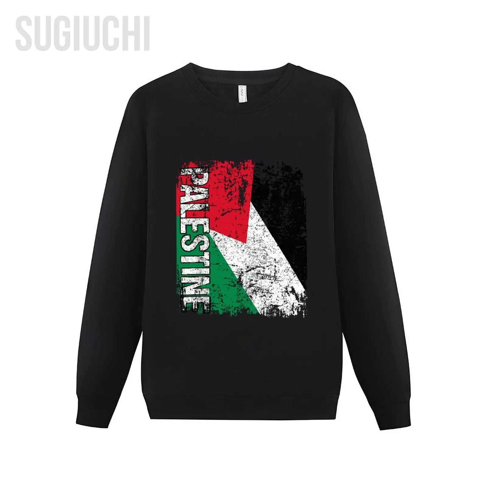 

Men Women Hoodies PALESTINE Flag Vintage PALESTINE Hoodie Pullover Sweatshirts O-Neck Cotton Unisex