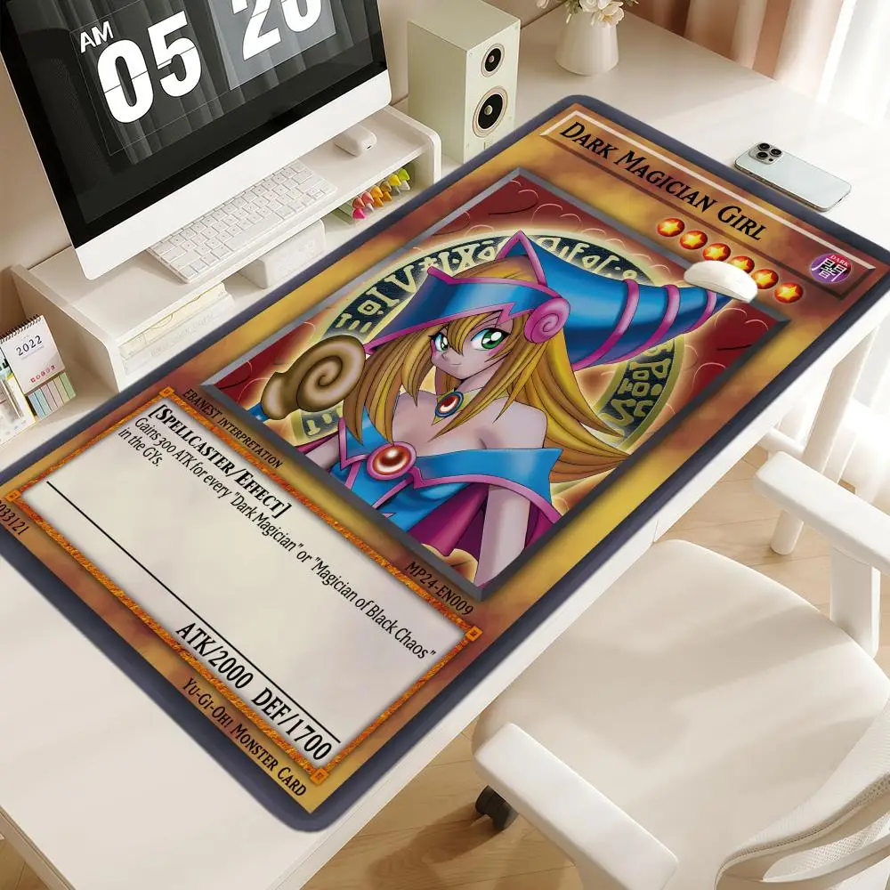 

Yu-Gi-Oh Dark Magician Girl Коврик для мыши 1000x500 XXL Большой для FPS ESports Gaming Нескользящие офисные коврики для клавиатуры Настольный коврик