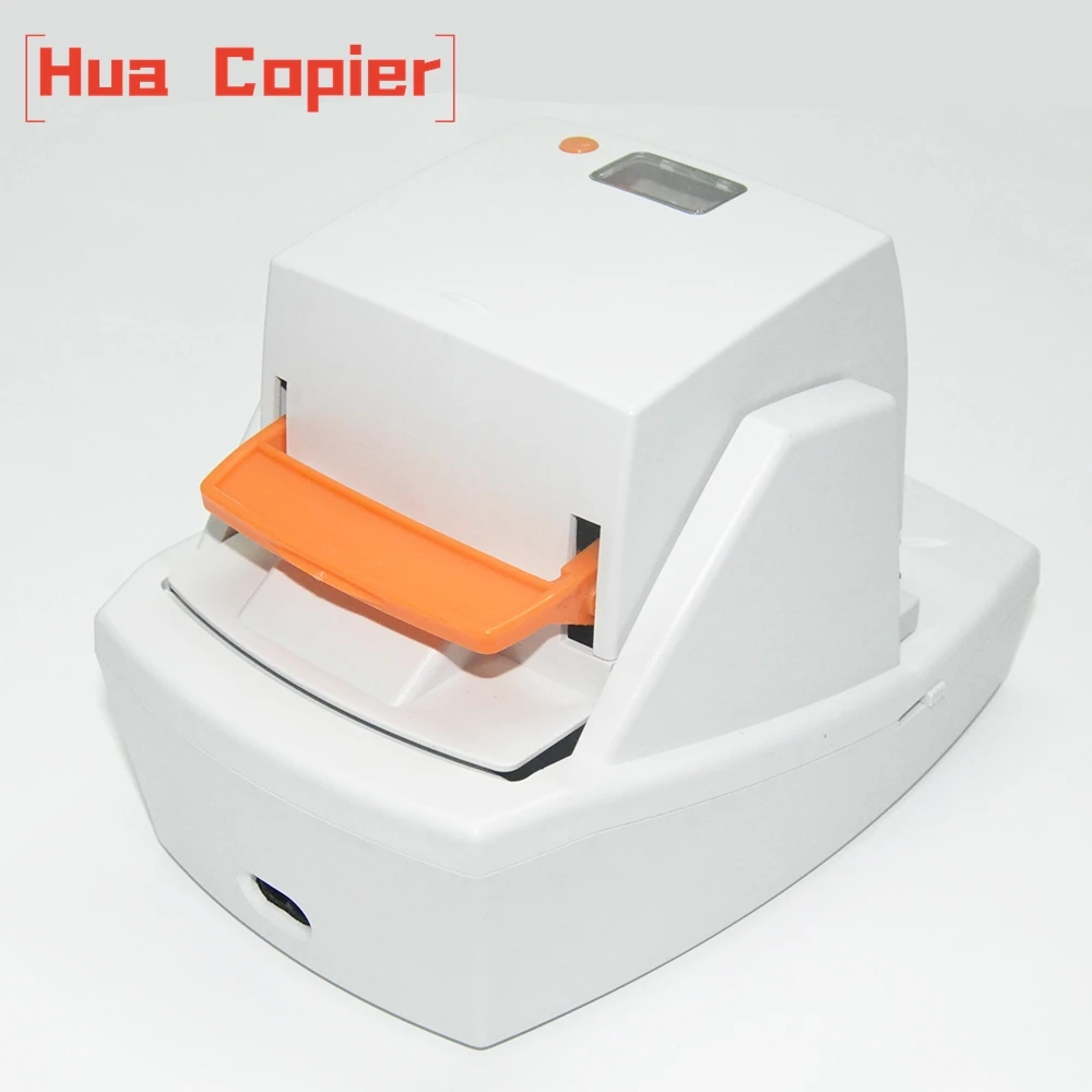 Mini Grampos Rápidos Elétricos Pesados Automáticos, Tabela Inteligente do Sensor, Papel A4, 2-50Sheets, 50Sheets