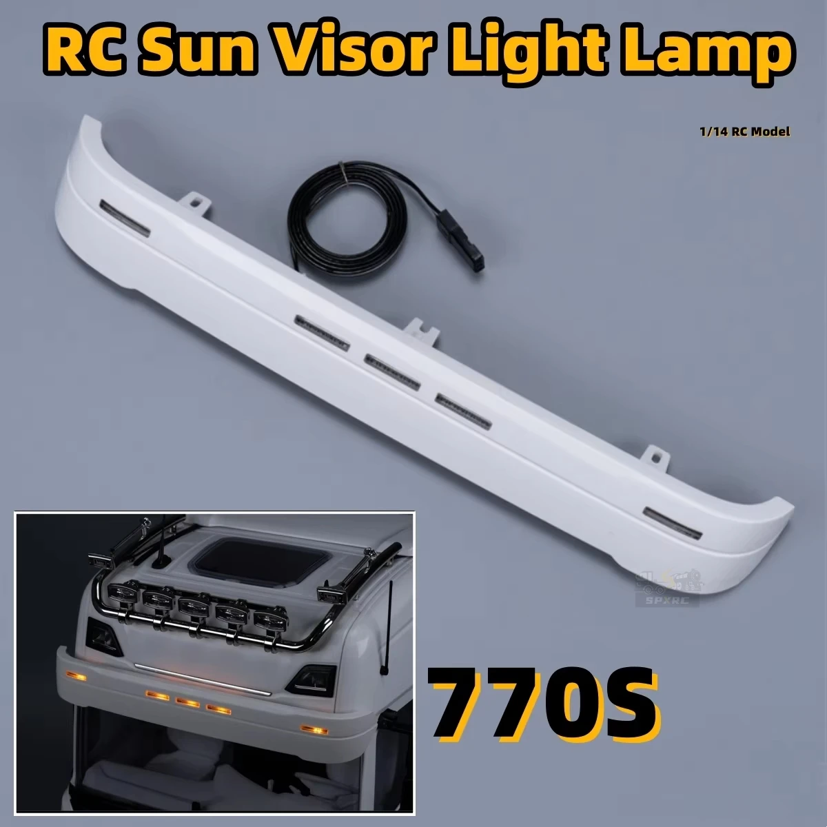 770s-simulation-sun-visor-light-lamp-led-for-1-14-tamiya-rc-scaniaa-770s-6x4-56368-8x4-56371-romote-control-dump-truck-toy-parts